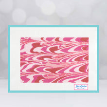 Load image into Gallery viewer, Melted Marble Canvas in Lipstick Colorway