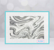 Load image into Gallery viewer, Misty Gray Marbled Canvas