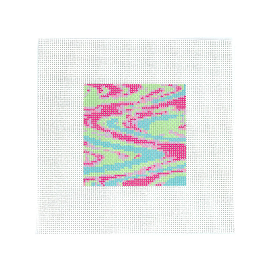 Electric Vibe Marbled Coaster Canvas